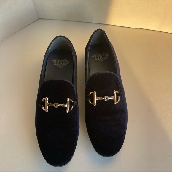 Royal Male Loafers shoes. The Italian style of a male velvet shoe. Size 8 main image 9
